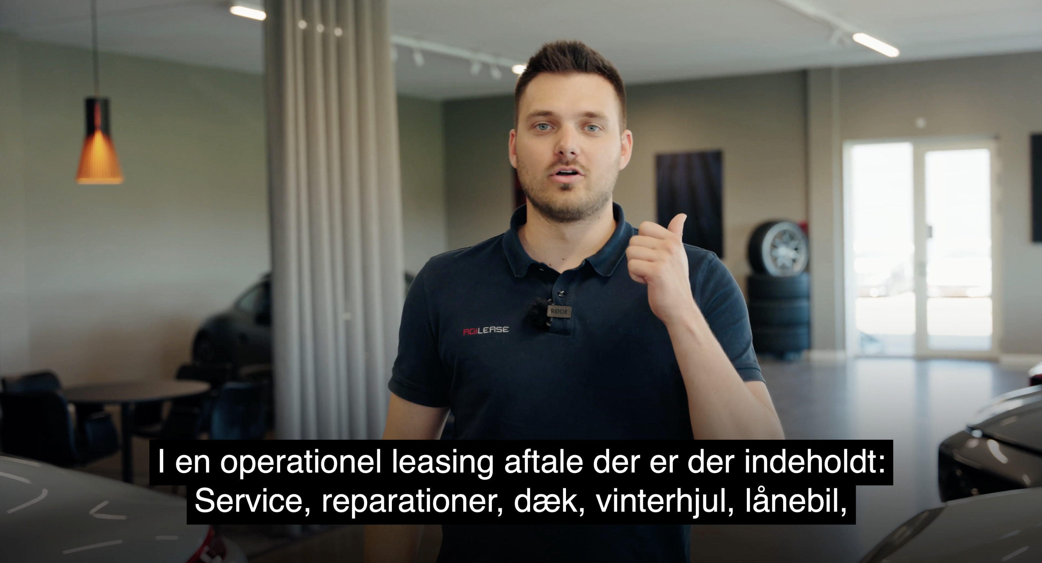 Leasingrådgiver fra Agilease forklarer operationel erhvervsleasing i video